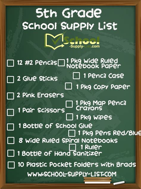 breitling elementary 5th grade supply list|School supply lists for every grade .